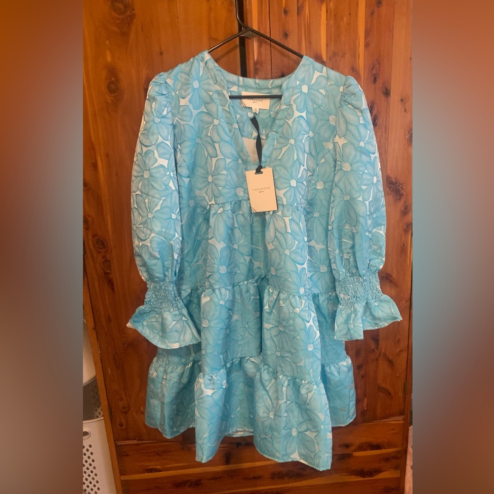 NET Pomander Place Blue dress